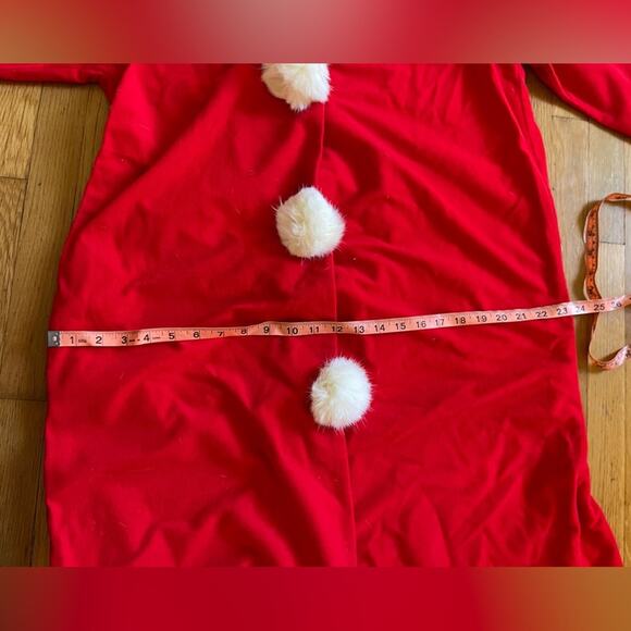 50s-60s Holiday Robe and Slipper Set - Picture 8 of 11